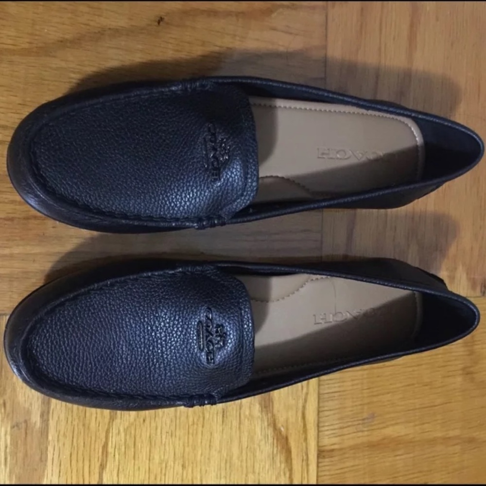 Coach leather flats 6.5